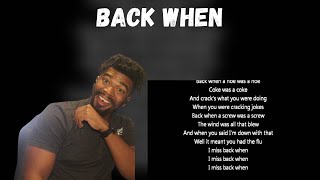 (DTN Reacts) Tim McGraw - Back When