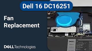 Dell 16 DC16251 | How to replace the fan
