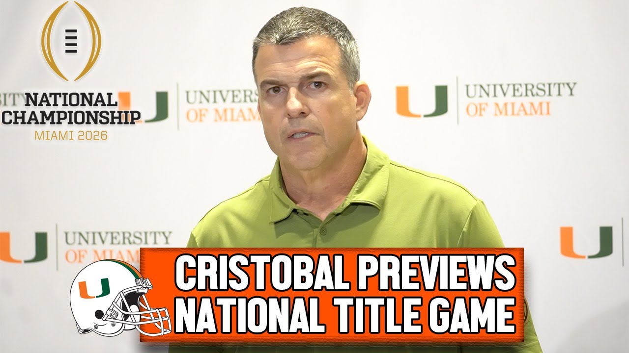 Mario Cristobal Previews #1 Indiana in National Championship Game | Press Conference