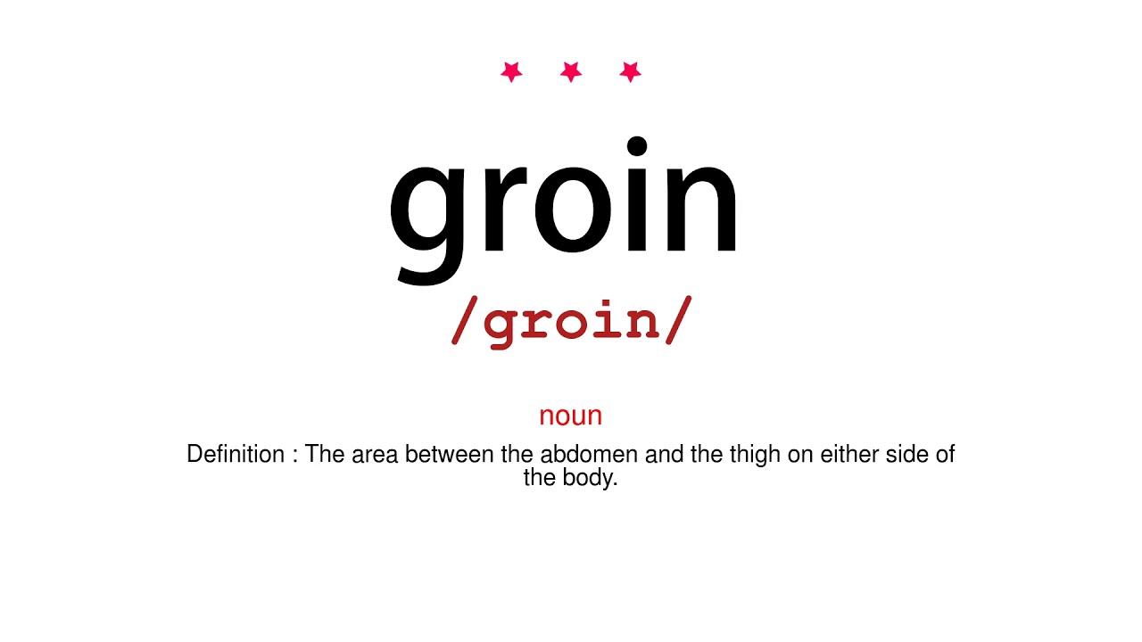 How to pronounce groin - Vocab Today - YouTube
