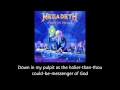 Megadeth Holy Wars The Punishment Due Lyrics Megadeth Holy Wars The Punishment Due Lyrics