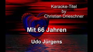 Mit 66 Jahren - Udo Jürgens - Karaoke chords