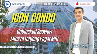 Icon 2 Bedroom | High Floor With Sea View | Renovated | POP Unveil 32 | Property With Adrian Wee