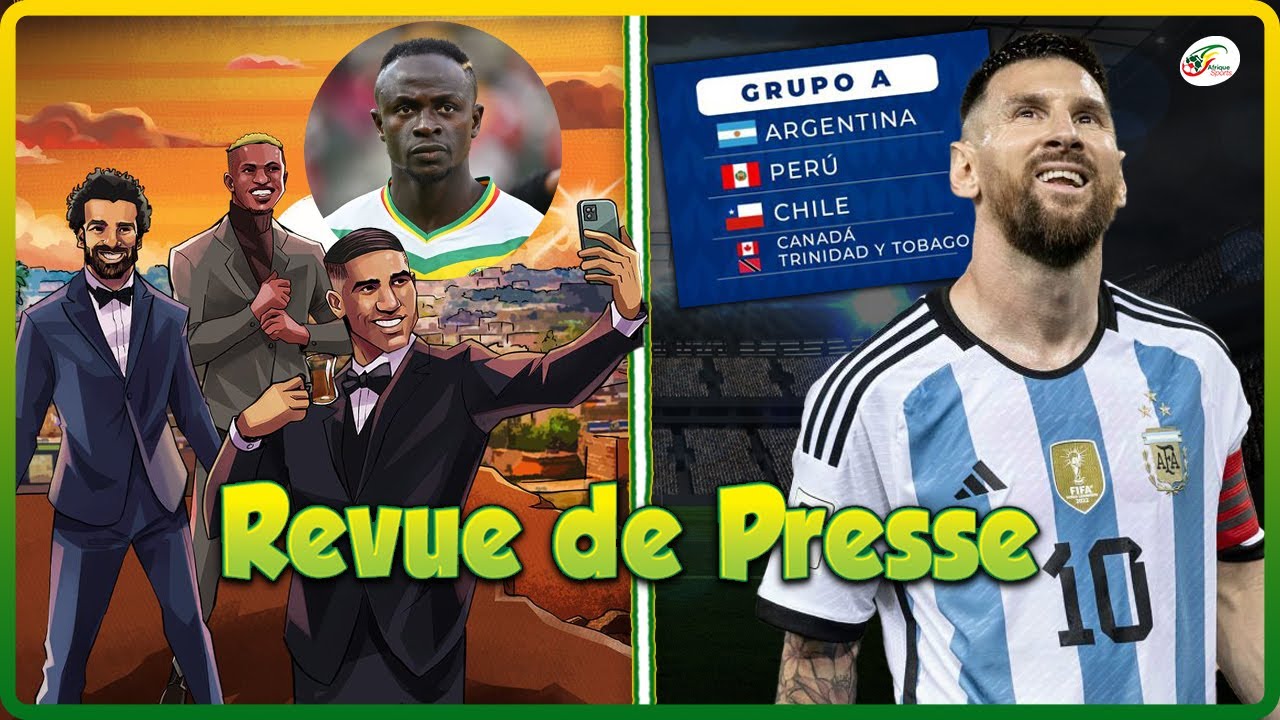 Sadio Mané zappé au Ballon d'Or Africain... Copa America L'Argentine