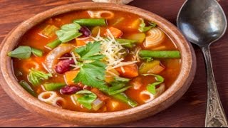 Watch recipe: Minestrone Soup Watch recipe: Minestrone Soup