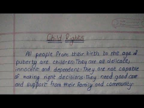 essay on protection of child rights