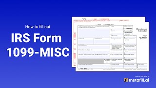 How to automatically fill out IRS Tax Form 1099-MISC using Instafill.ai