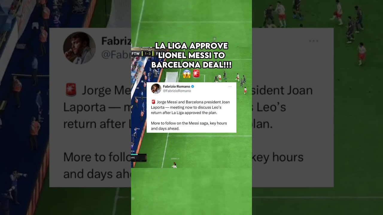 LA LIGA APPROVE LIONEL MESSI TO BARCELONA DEAL!!! 😱🚨