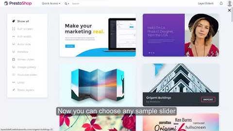 LayerSlider for PrestaShop - How to activate one click slider import?