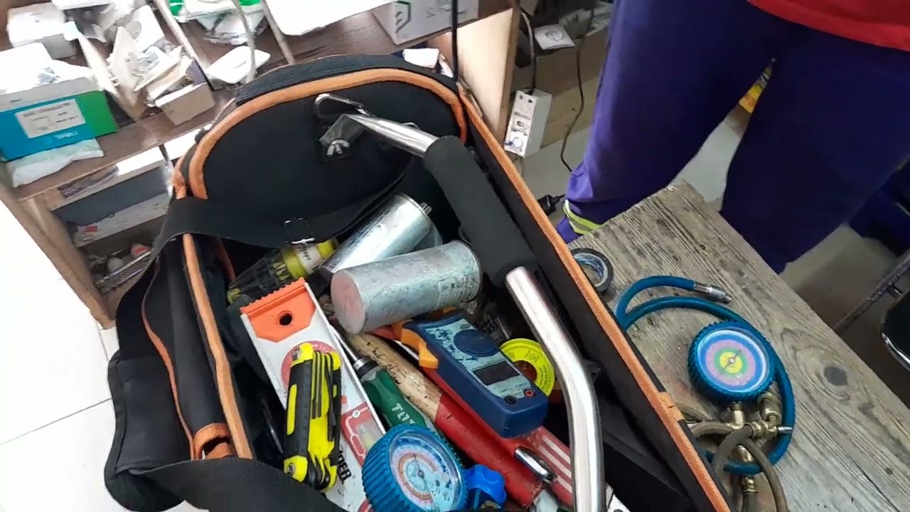 LES DIFFÉRENTS OUTILS D'UN FRIGORISTE PRO.