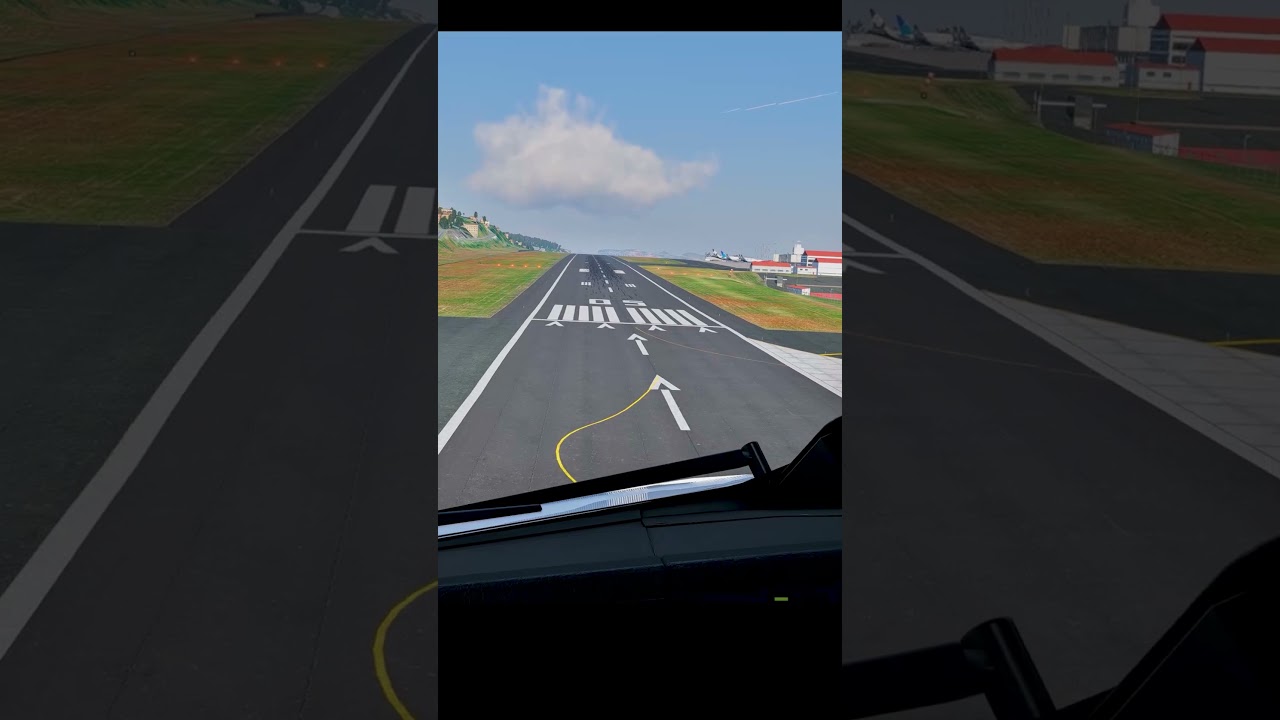 A320 Landing at Madeira Funchal Airport 