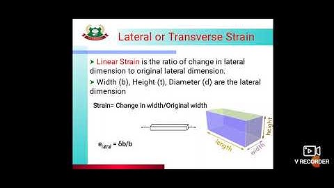 CE-3I MOS UNIT 3 TOPIC 1 ELASTIC CONSTANTS