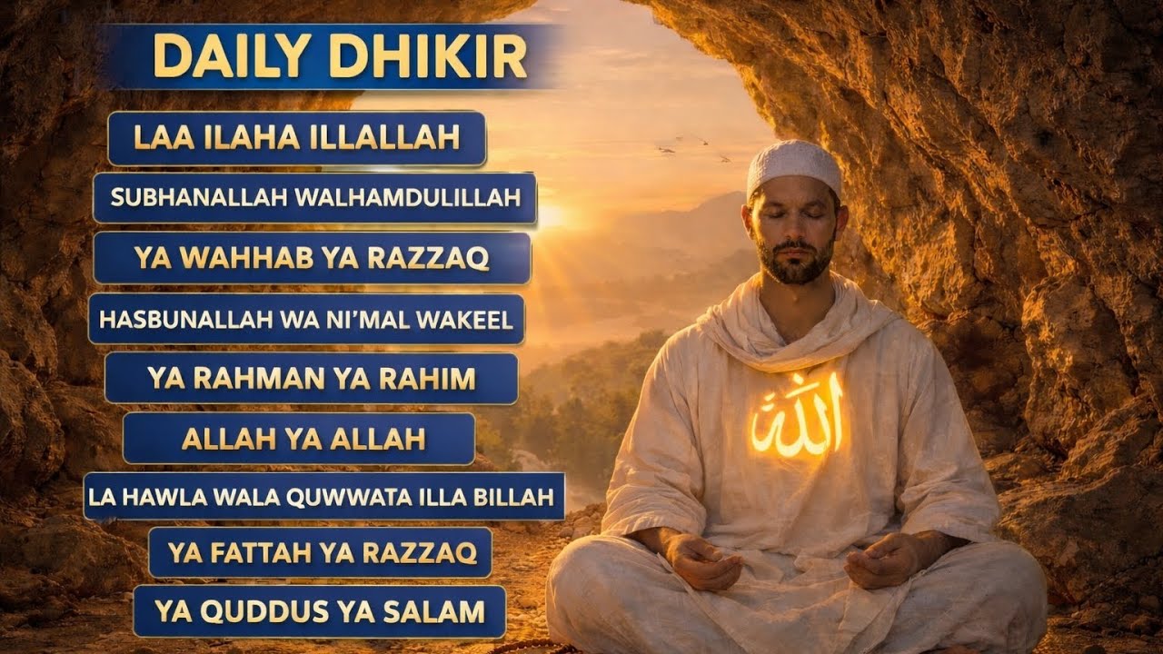 DAILY DHIKIR – Close Your Eyes and Remember Your Sins… May Allah Forgive Us