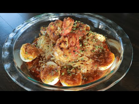 TIK TOK VIRAL EGG BOIL WITH RAMEN & SHRIMPS ~ COOKING - YouTube
