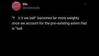 Meaning of 'we ball'