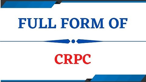 Full Form Of CRPC 🔥🔥🔥