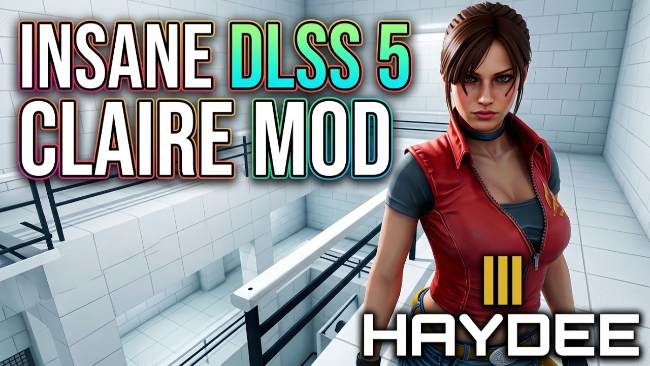 Miniatura video per Mod di Claire Redfield (Resident Evil) - DLSS 5 ATTIVO | Haydee 3 | Haydee Redux - White Zone, Ga...