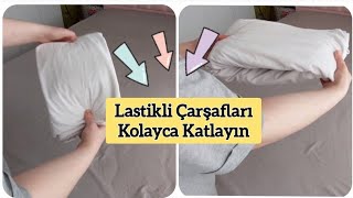 Lasti̇kli̇ Çarşaf Nasıl Katlanırdolap Düzeni Pratik Yöntemler Yatak Alezi Vlog