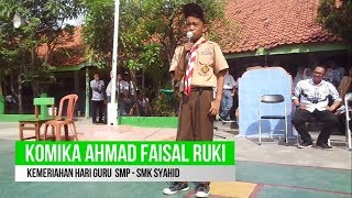 Stand Up Comedy Hari Guru SMP - SMK SYAHID