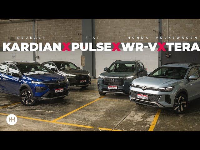 Video: SUPERCOMPARATIVO 🚀 Novo Honda WR-V Desafia VW Tera, Renault Kardian e Fiat Pulse