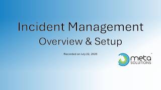 Incident Management Part 1