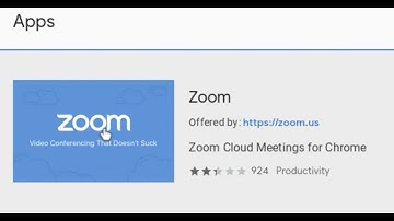Zoom App Installation for Chromebooks