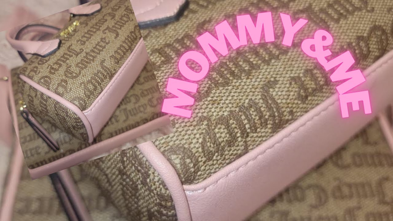 Juicy Couture Mommy & Me Set: Juicy Couture Speedy Satchel Size Comparison  