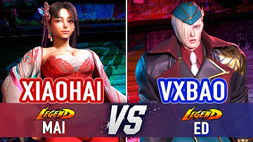 SF6 🤜 Xiaohai (Mai) vs Vxbao (Ed) 🤛 Street Fighter 6 High Level Gameplay
