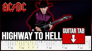 【AC/DC】[ Highway To Hell ] cover by Dotti Brothers | LESSON | GUITAR TAB