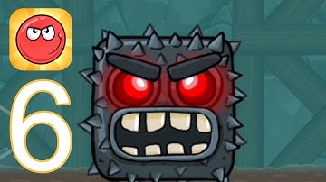 Red Ball 4 - Gameplay Walkthrough Part 6 - All Bosses (Android-Ios)