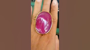 Chiếc nhẫn ruby khủng nhất việt nam