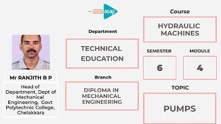 ASAP Polytechnic Session 28 | 𝐌𝐄 | 𝐒𝟔 | 𝐇𝐲𝐝𝐫𝐚𝐮𝐥𝐢𝐜 𝐌𝐚𝐜𝐡𝐢𝐧𝐞𝐬: 𝐏𝐮𝐦𝐩𝐬 𝐛𝐲 𝐌𝐫 𝐑𝐚𝐧𝐣𝐢𝐭𝐡 𝐁 𝐏
