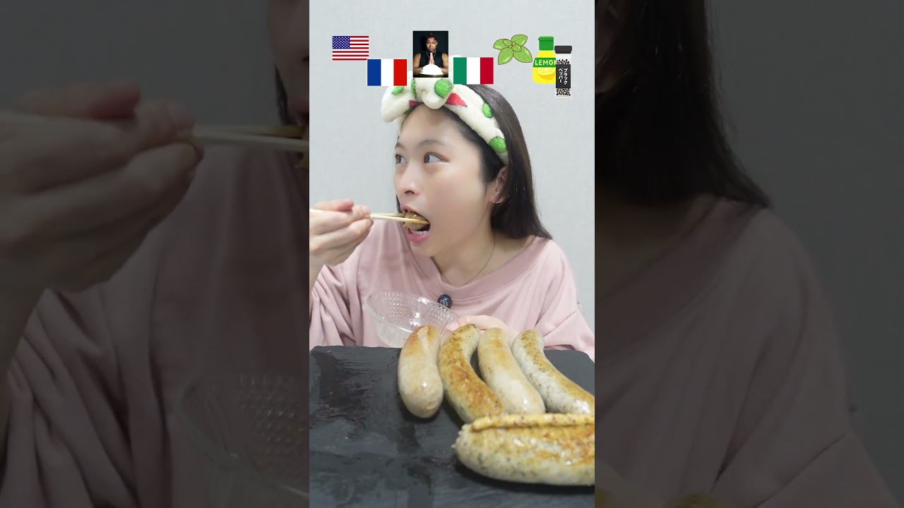 業務スーパーのソーセージ食べたことある？🤤 #mukbang #sausage