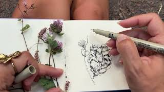 Empowering art session in the forest 🌳