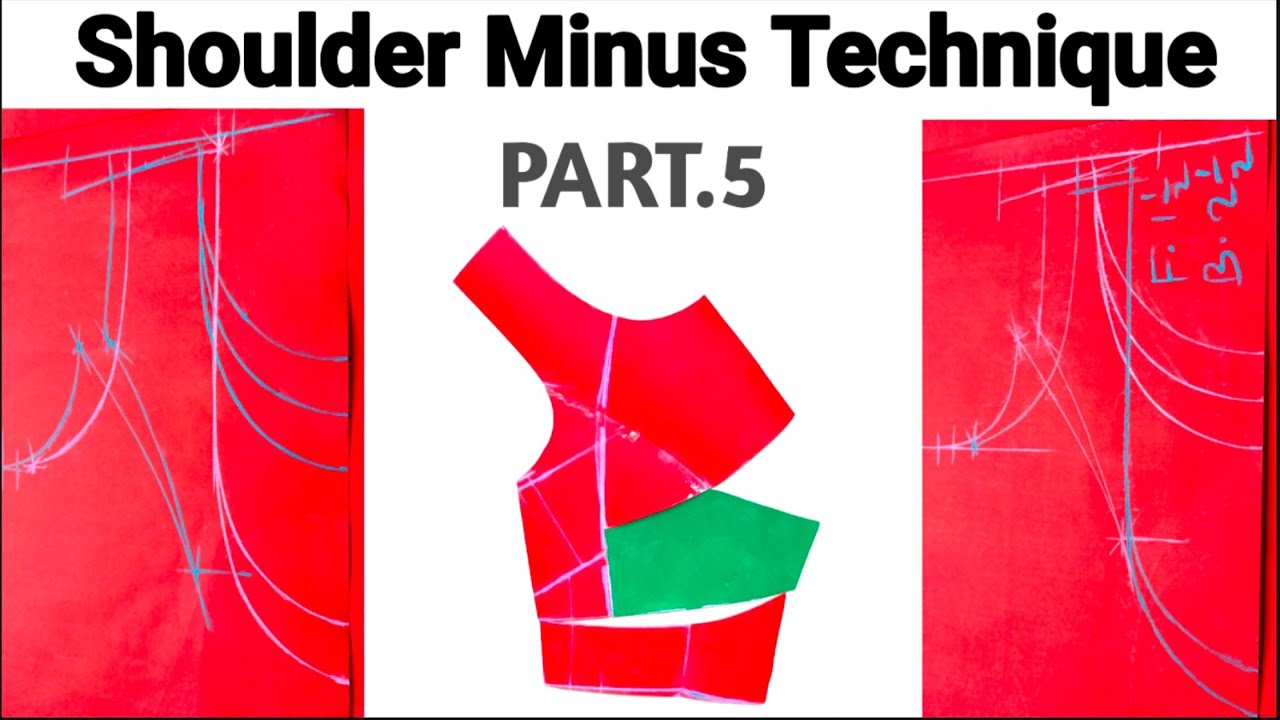 Shoulder Minus Technique And Tips & Tricks| with Katori Blouse Cutting 