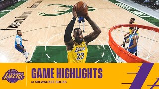 HIGHLIGHTS | LeBron James (34 pts, 6 reb, 8 ast) vs Milwaukee Bucks