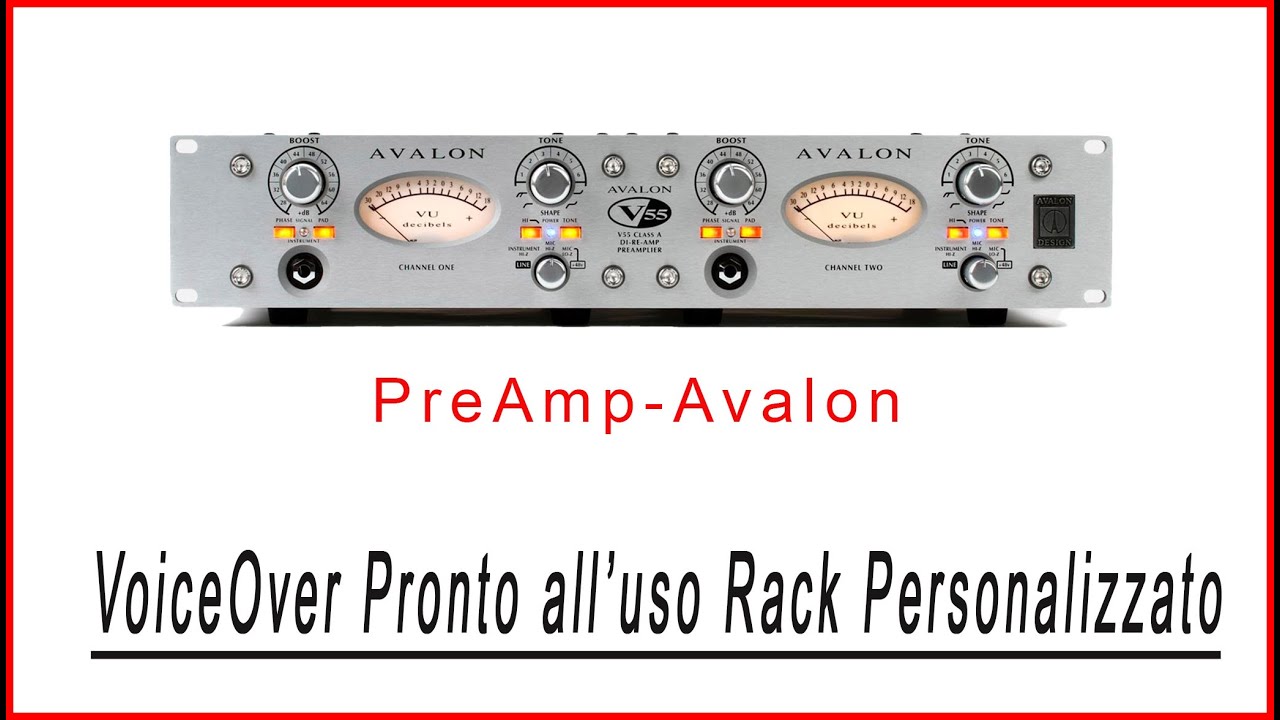 UAD Avalon e Mastering - YouTube