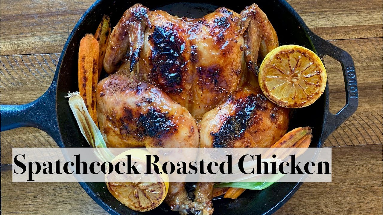 Roasted Chicken | Spatchcock style with Asian Flavors - YouTube