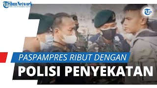 Kronologi Paspampres Ricuh dengan Petugas Penyekatan PPKM Darurat, Didorong dan Dibentak-bentak