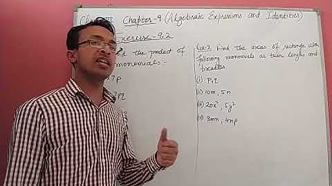 Class 8, ex. 9.2, que 1,2