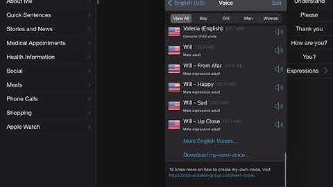 The Voice Keeper Personal voice on Proloquo4Text