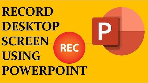 How to Record PC Screen Using PowerPoint with Audio | PowerPoint Screen Recording  | Screencasting