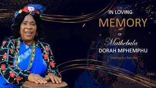 FUNERAL OF DORAH MPHEMPHU MATHEBULA 