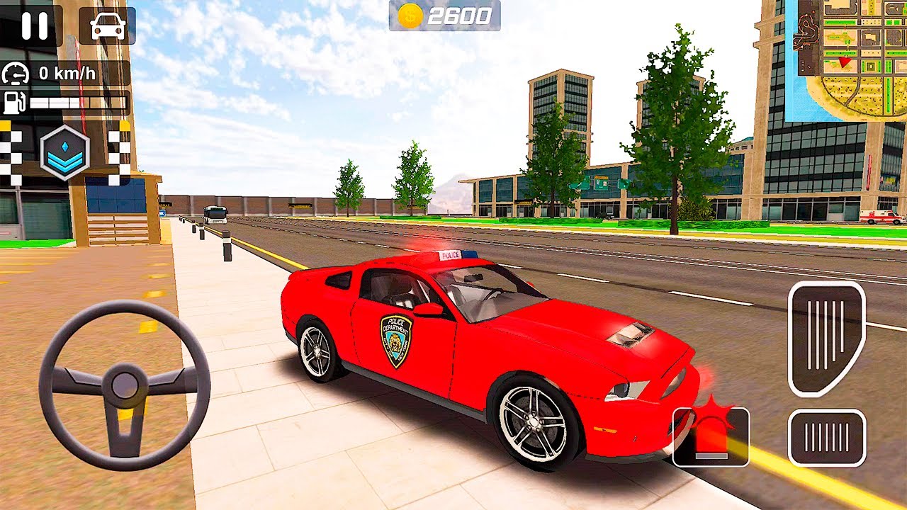 Police Car Chase Cop Simulator 2018 (Car Driving 3D Skin Red Car Police) Android GamePlay FHD #16