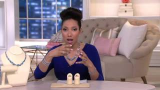 Oval & Pear Cut Zambian Emerald or Mozambique Ruby Ring 14K Gold on QVC