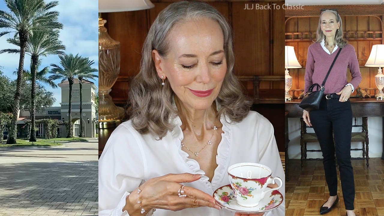 Aynsley Fine Bone China Coffee & Tea Set Unboxing; Longchamp Xtra XS Bag; Cafe Lunch; 2 Jeans OOTD