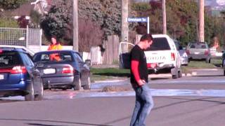 Christchurch Earthquake 13 June 2011 Liquefaction RAW footage 3