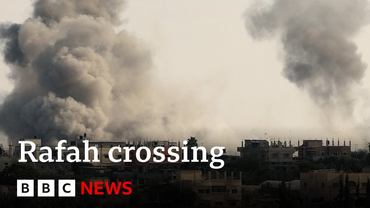 Airstrike hits area of Rafah crossing at Gaza-Egypt border – BBC News