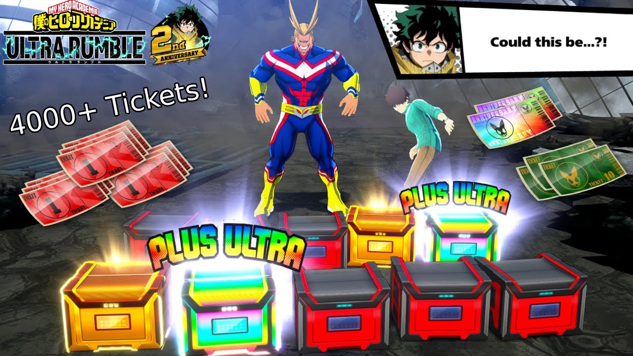 WILL THE 2ND ANNIVERSARY BRING US LUCK?! (Deku OFA Summons) | My Hero Ultra Rumble