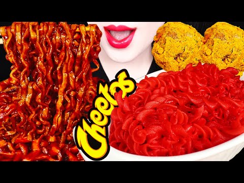 ASMR HOT CHEETOS <strong>MAC</strong> &amp;amp; CHEESE COOKING 핫치토스 맥앤치즈 치킨 <strong>MUKBANG</strong> 먹방